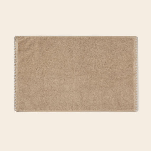 Madura - NERYDA beige linen bath mat