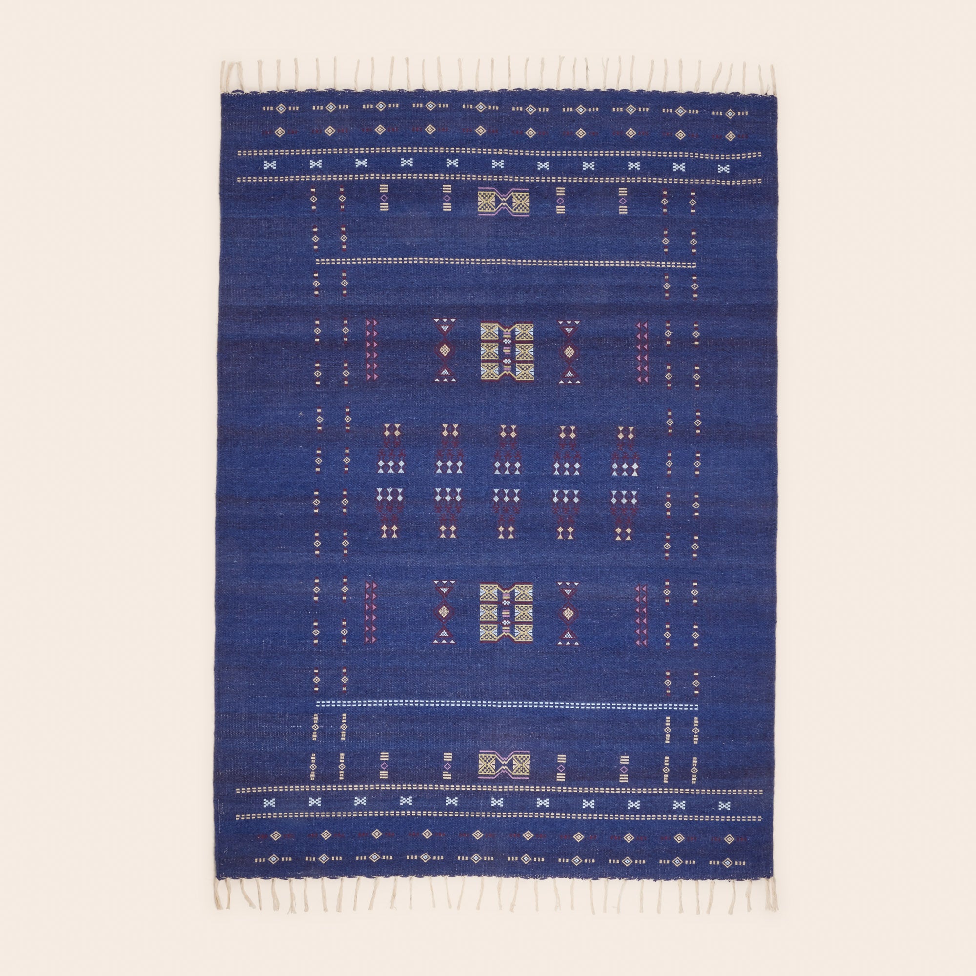 Tapis de sol ARSALANE bleu outremer