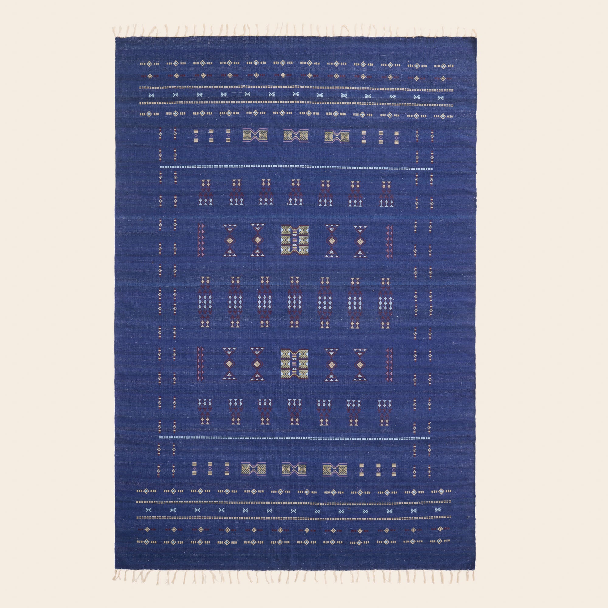 Tapis de sol ARSALANE bleu outremer