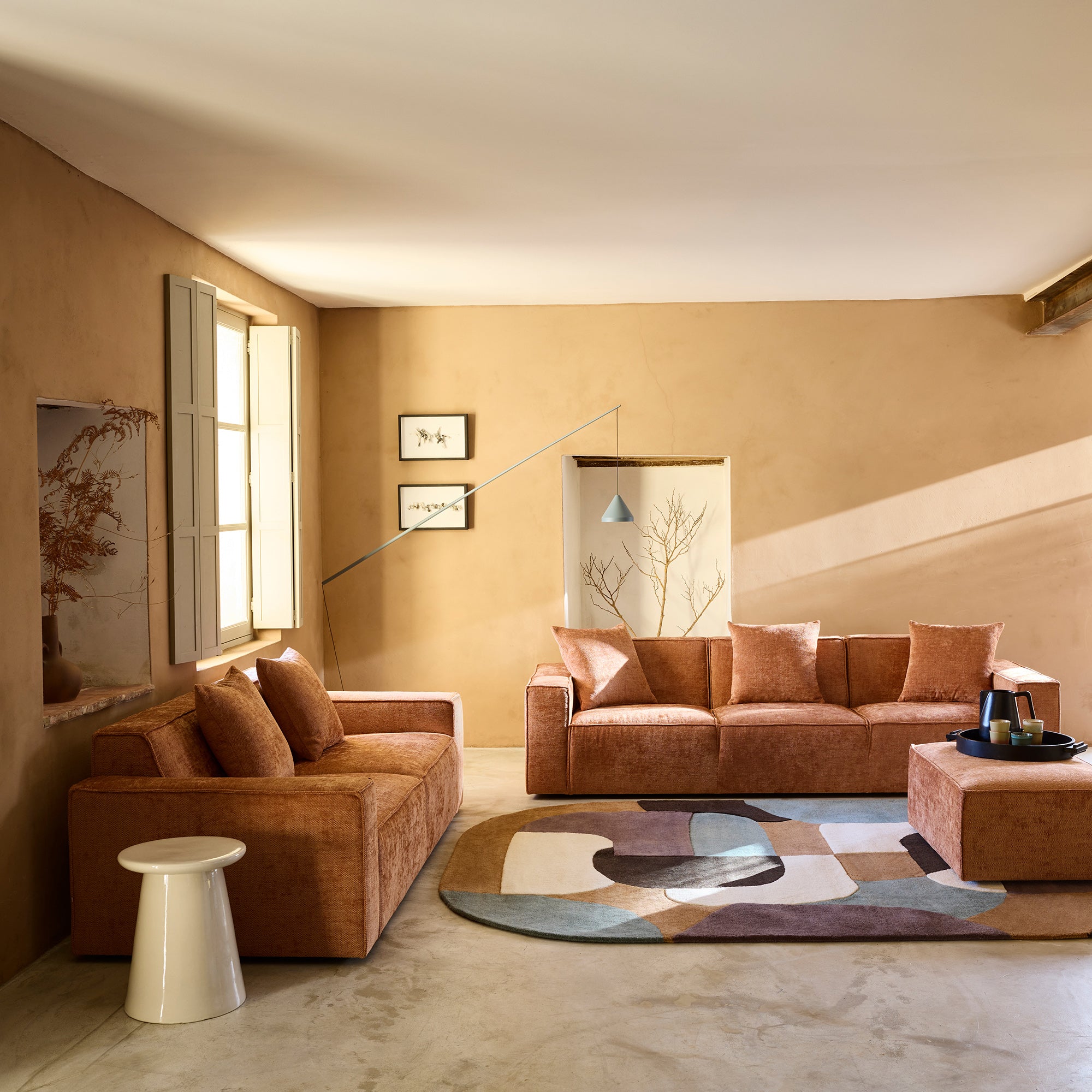 Tapis de sol ANDREÏ multicouleur