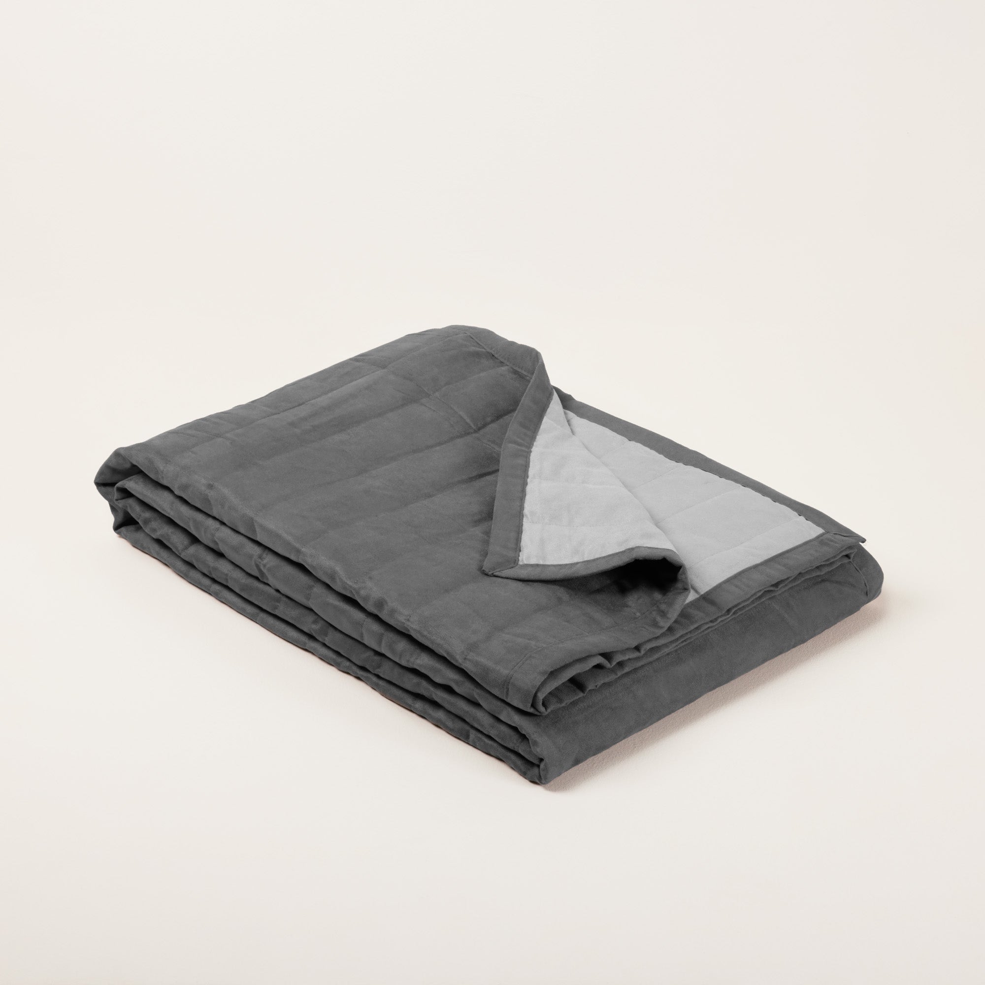 Couvre-lit matelassé MONTANA gris foncé