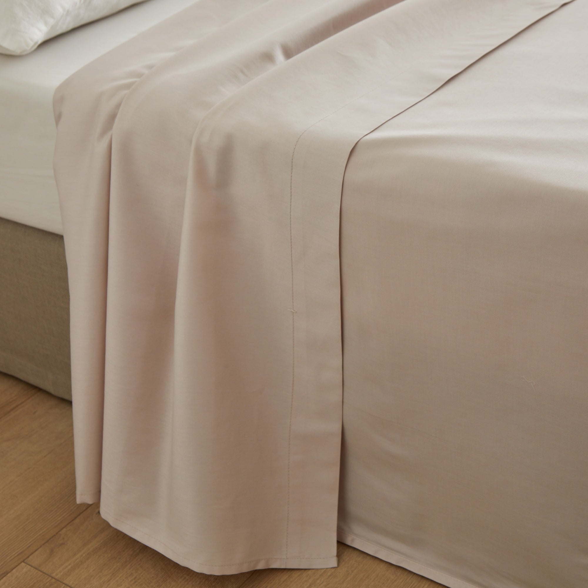 Drap plat AURORE beige clair