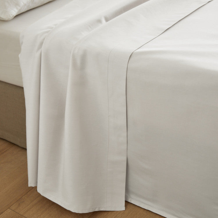 Drap plat AURORE blanc