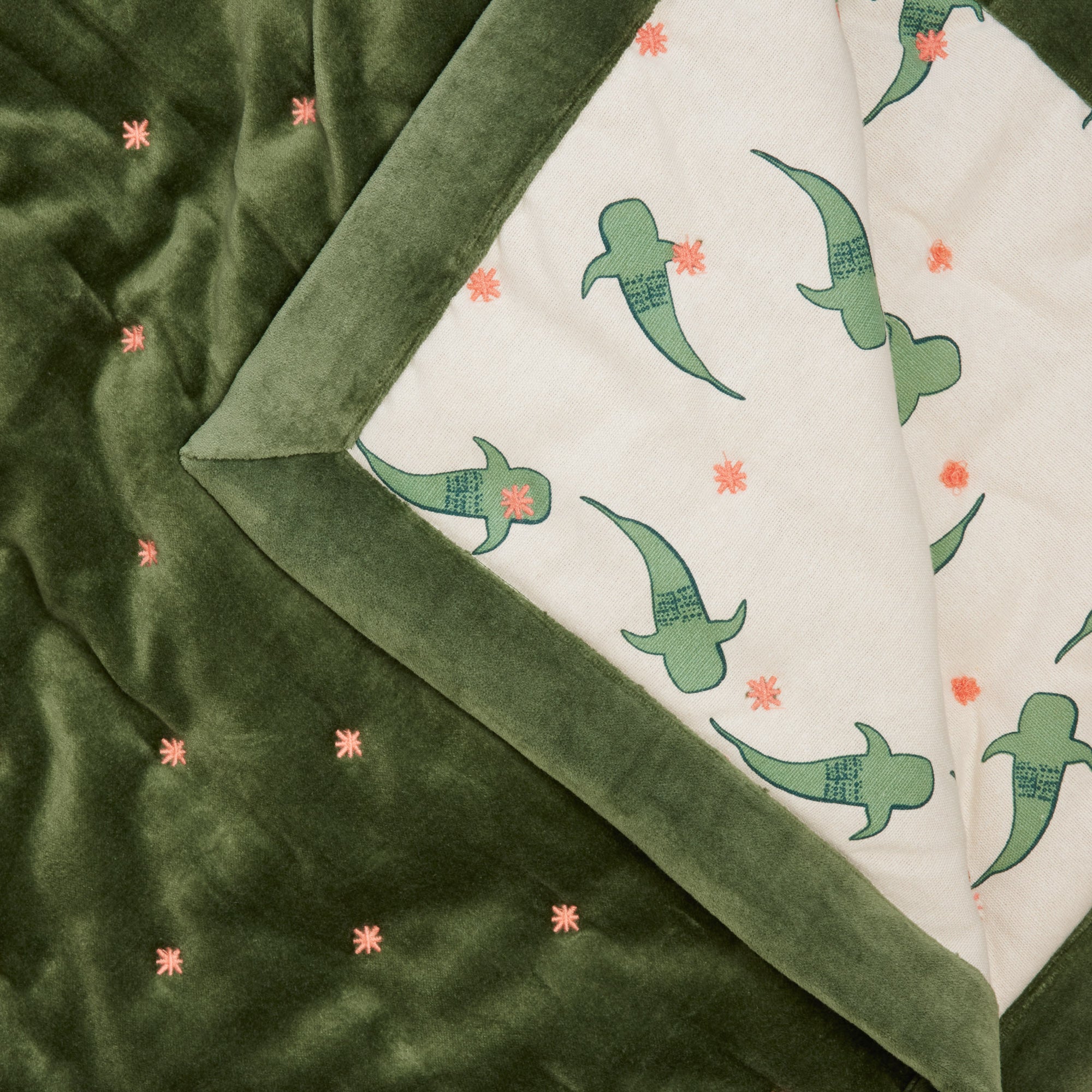 Edredon NEPTUNE vert loden