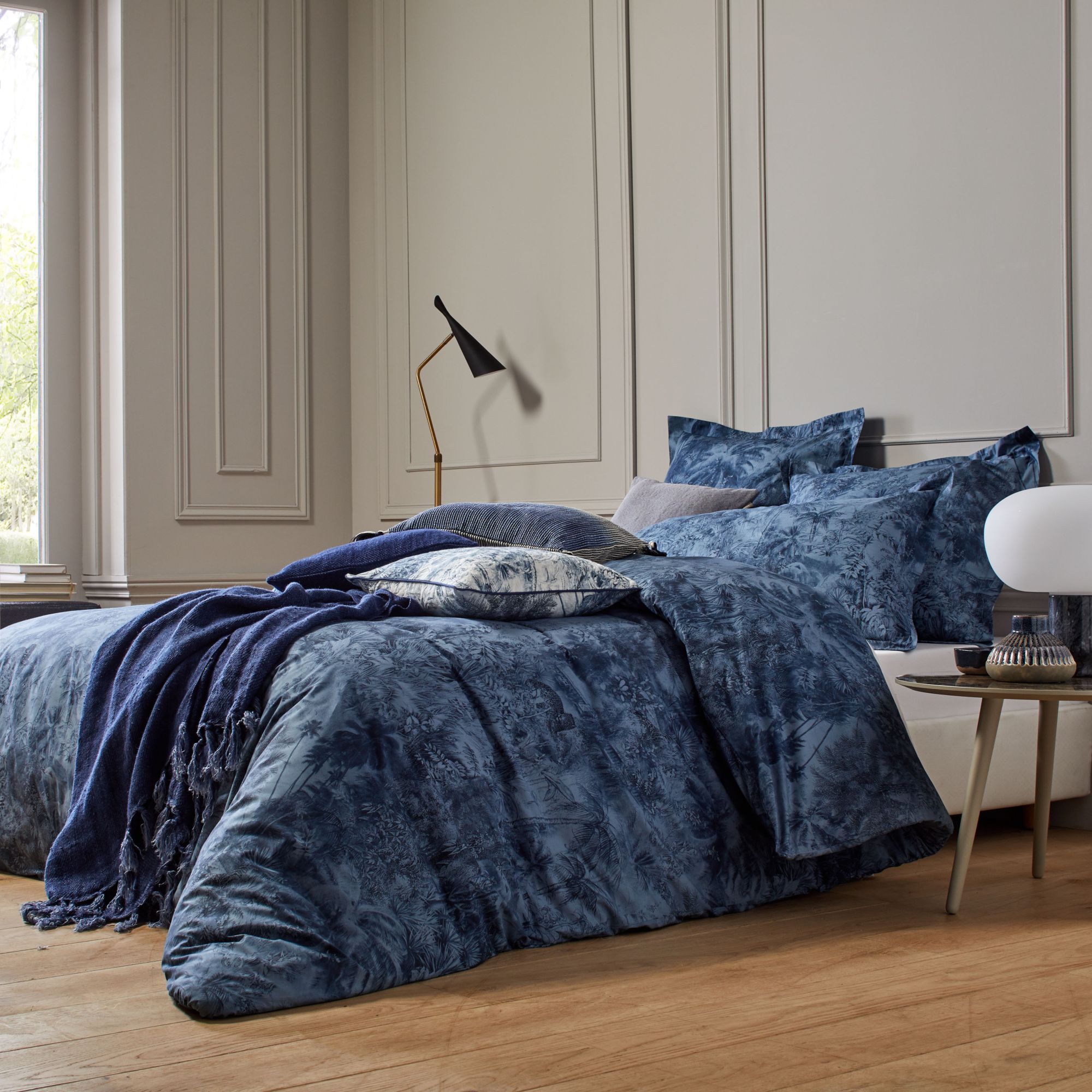 Housse de couette KALI bleu