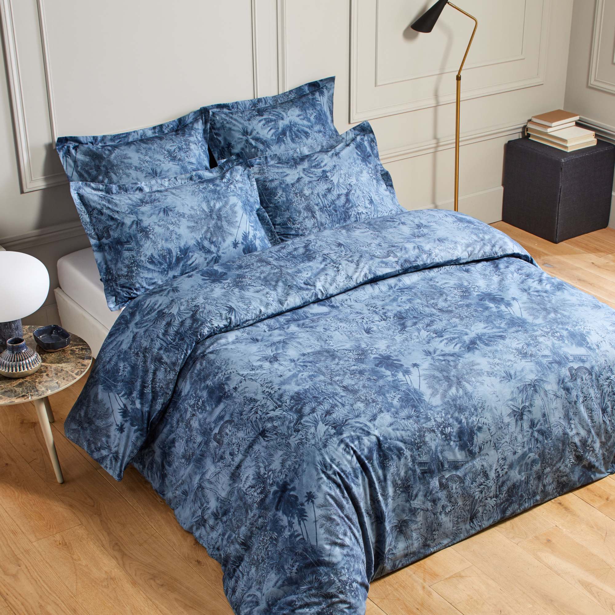 Housse de couette KALI bleu