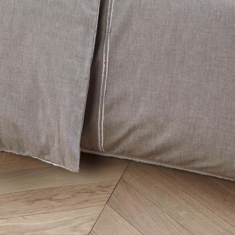 Housse de couette LUKE taupe