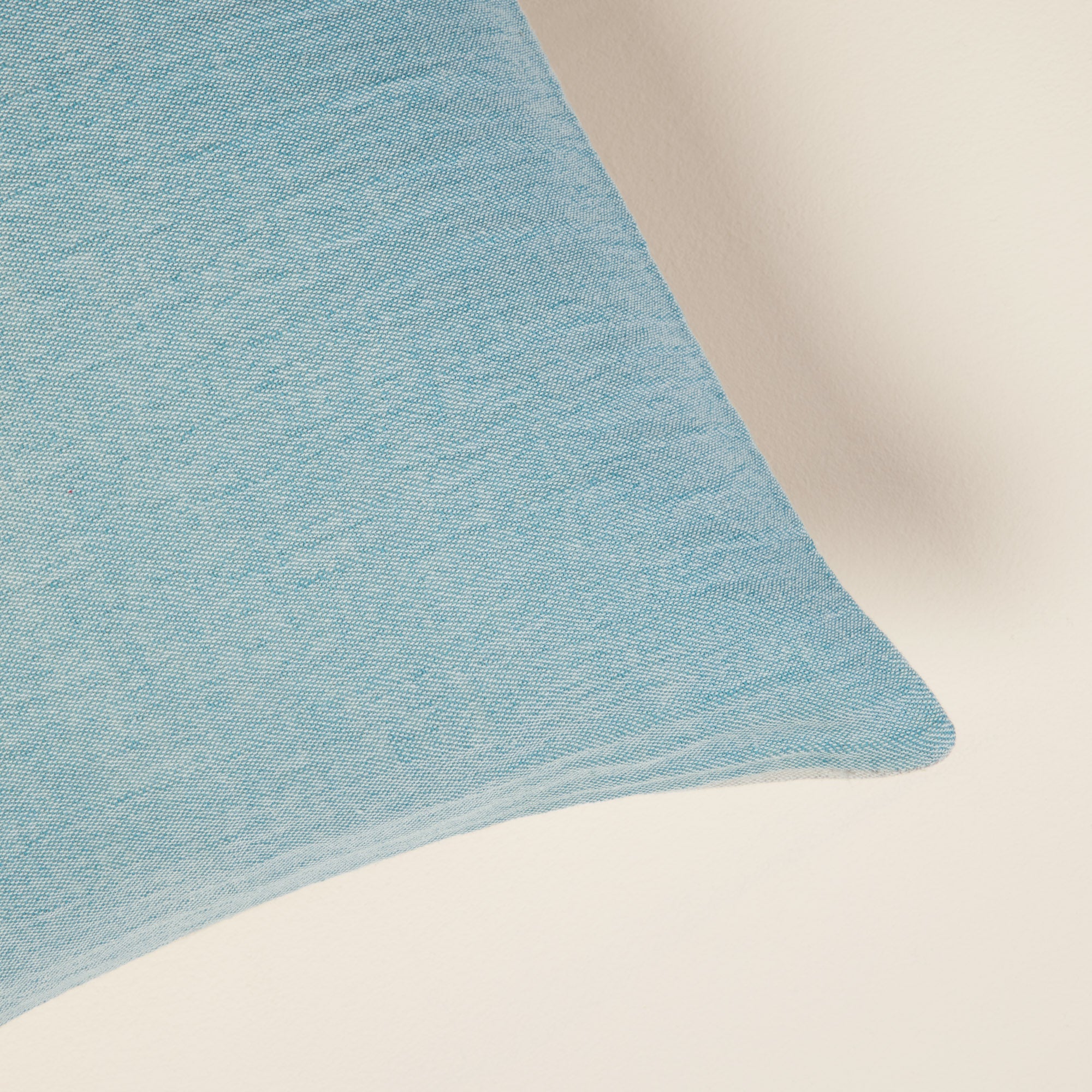 Housse de coussin CINTA aigue-marine