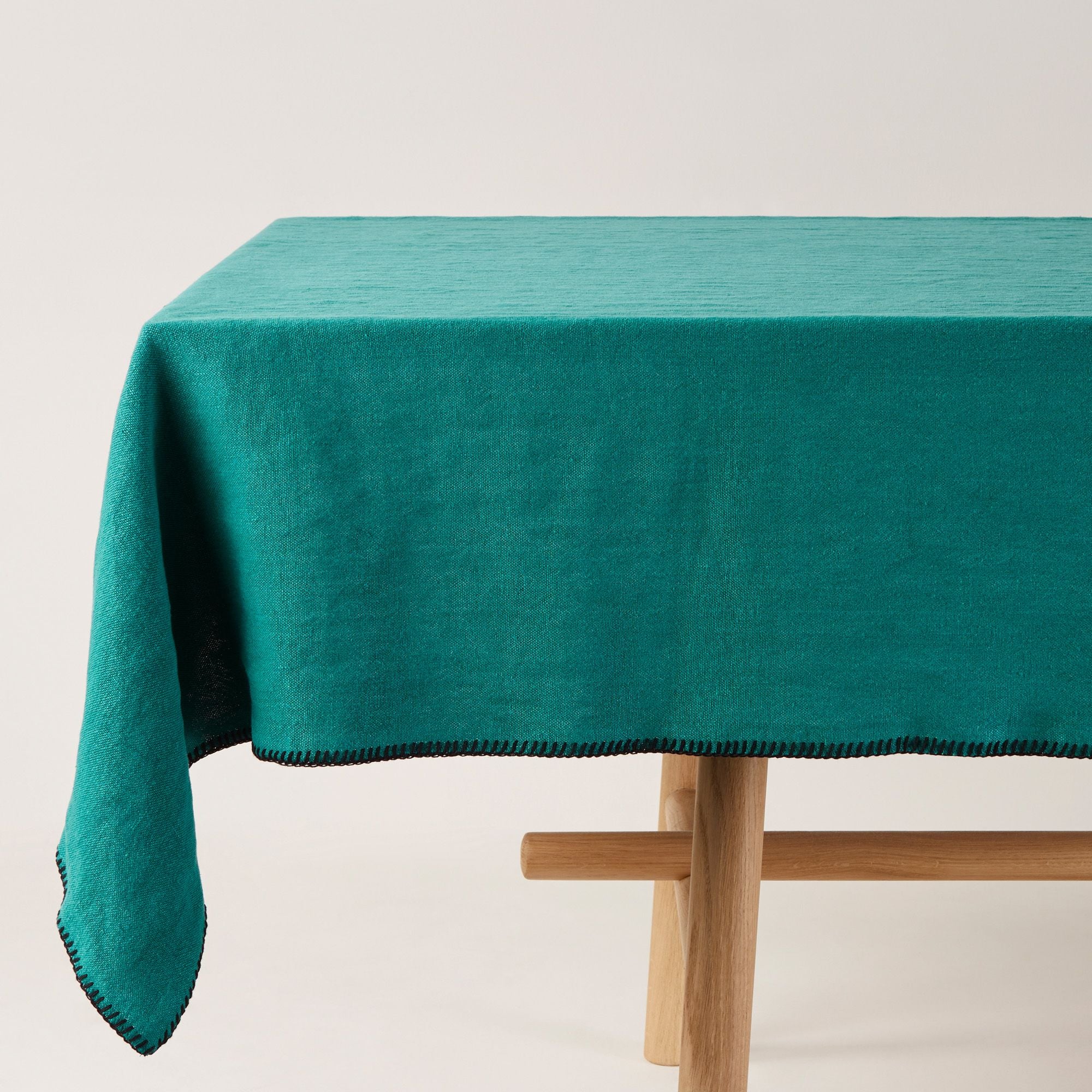 Nappe rectangulaire en dentelle de tissu simple, taille: 60x120cm (vert  velours italien)