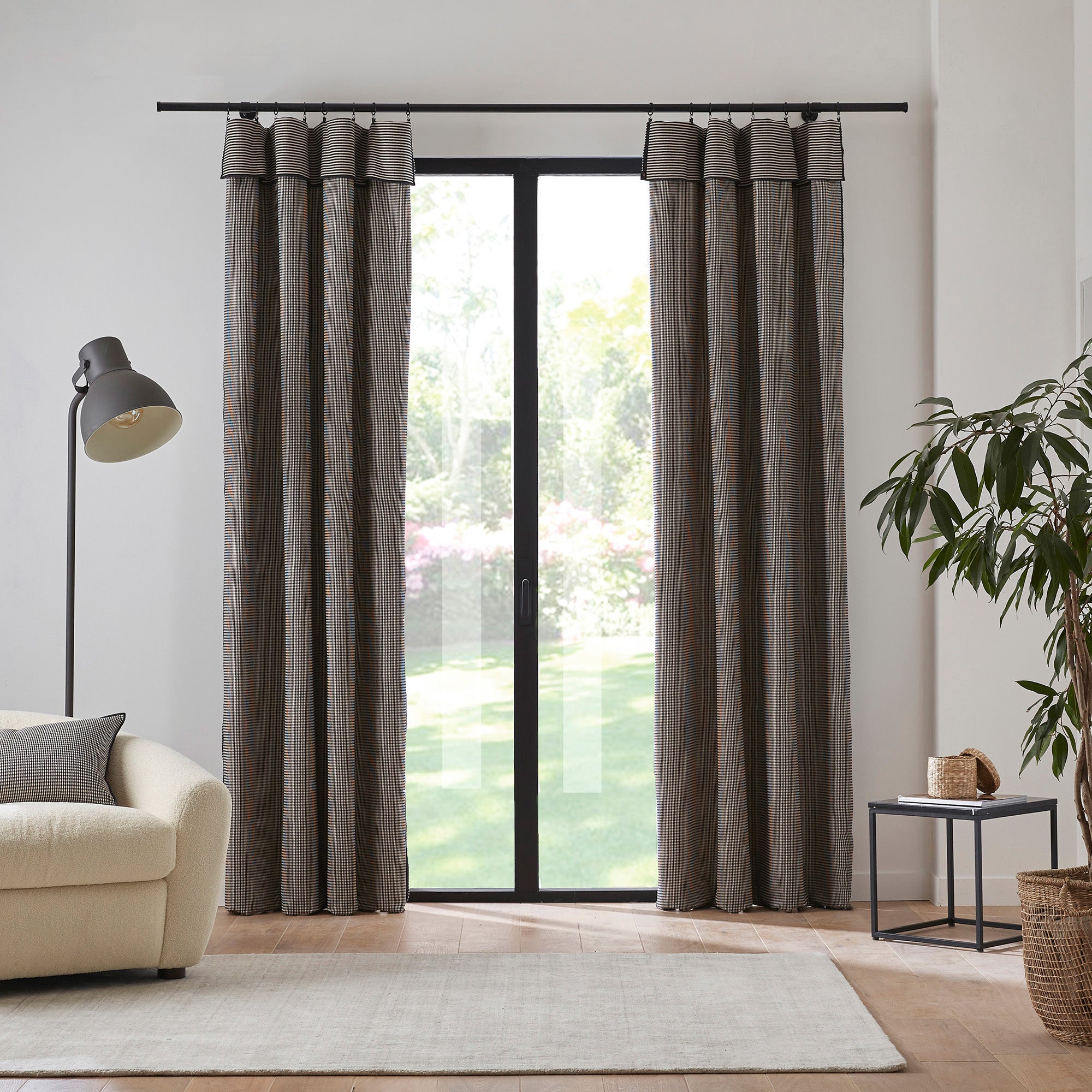 Panneau DONNIE naturel et noir