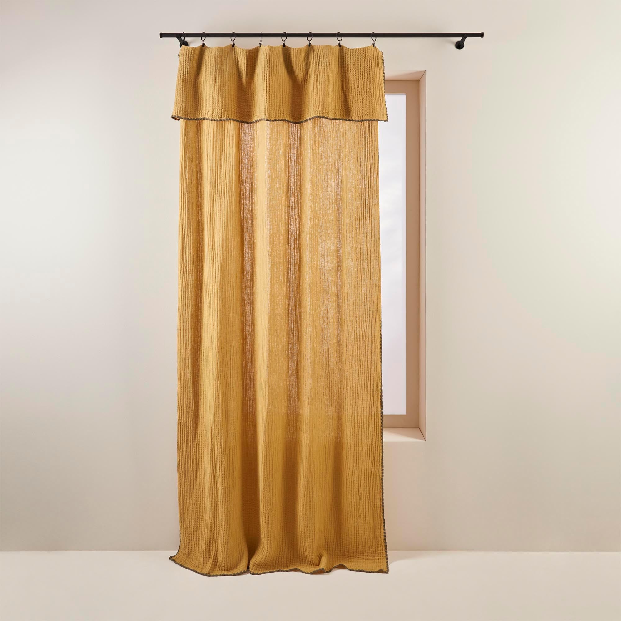 Panneau LALITA jaune indien et kaki