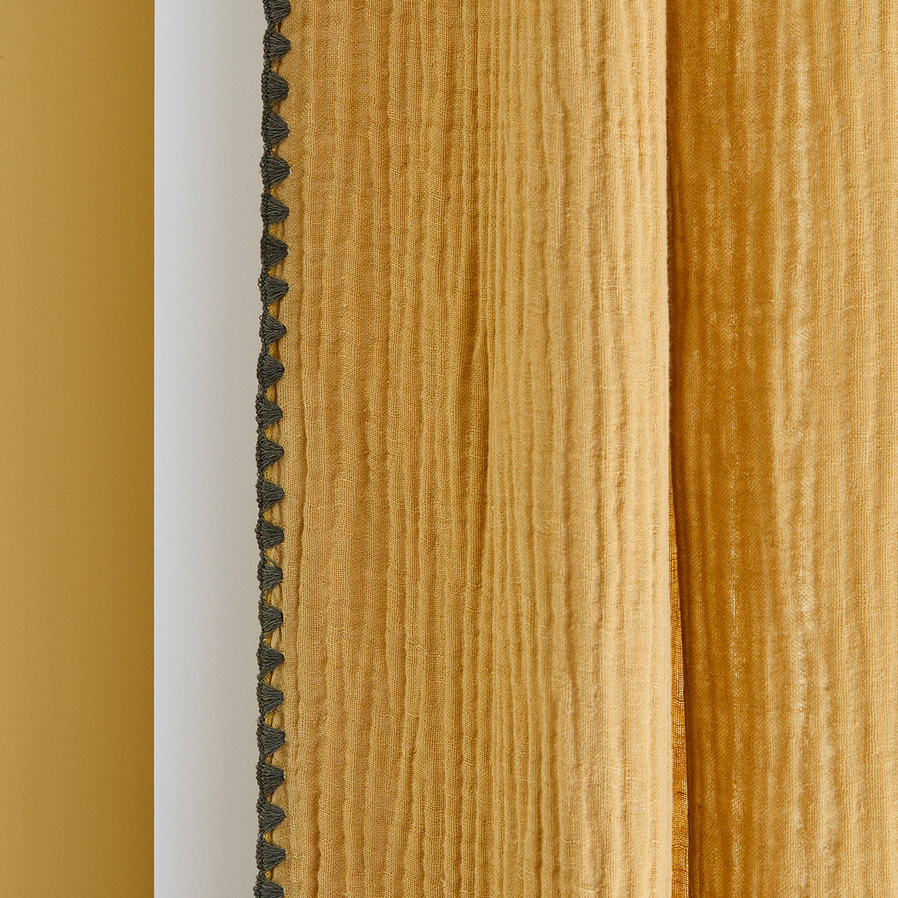 Panneau LALITA jaune indien et kaki