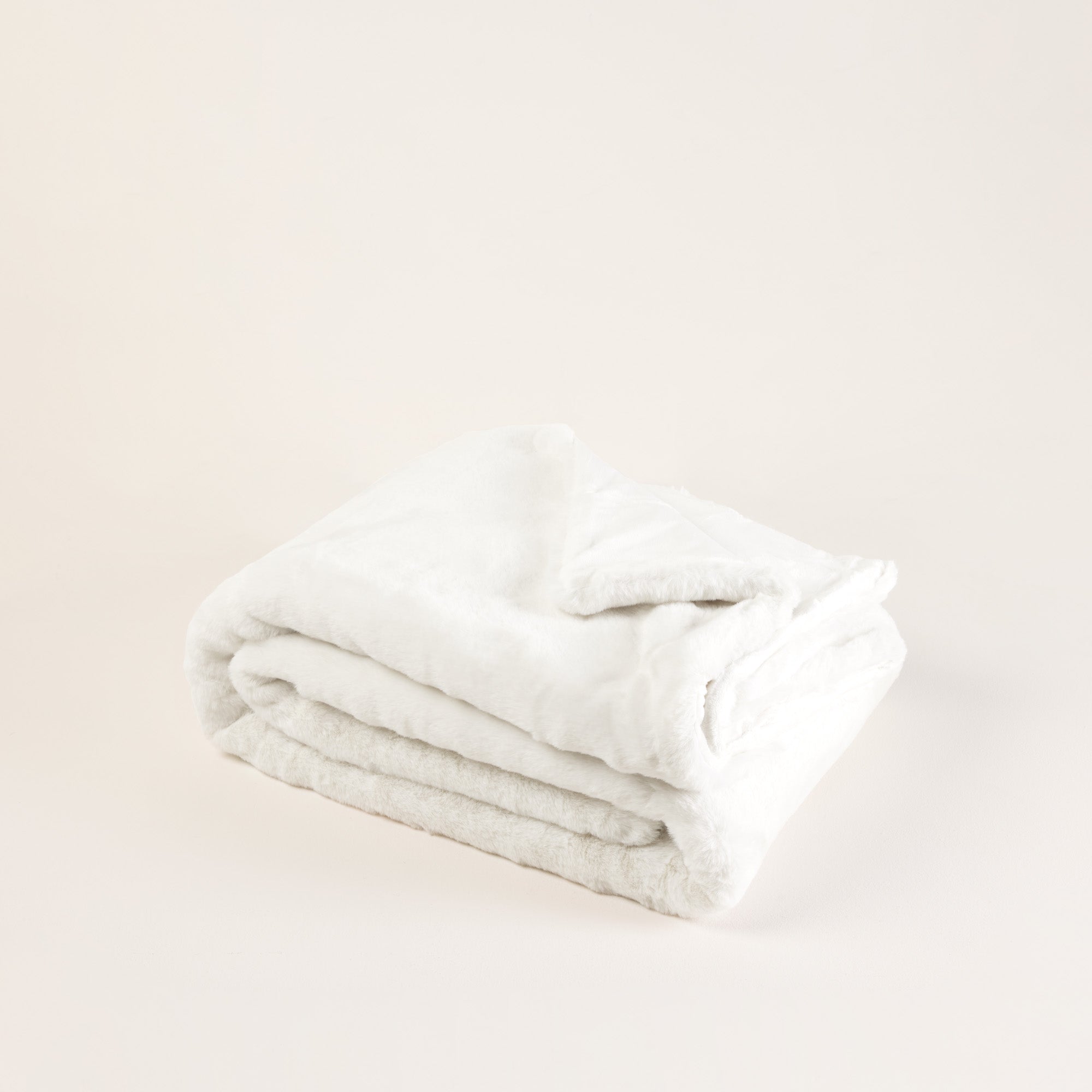 Plaid BIANCA blanc hermine