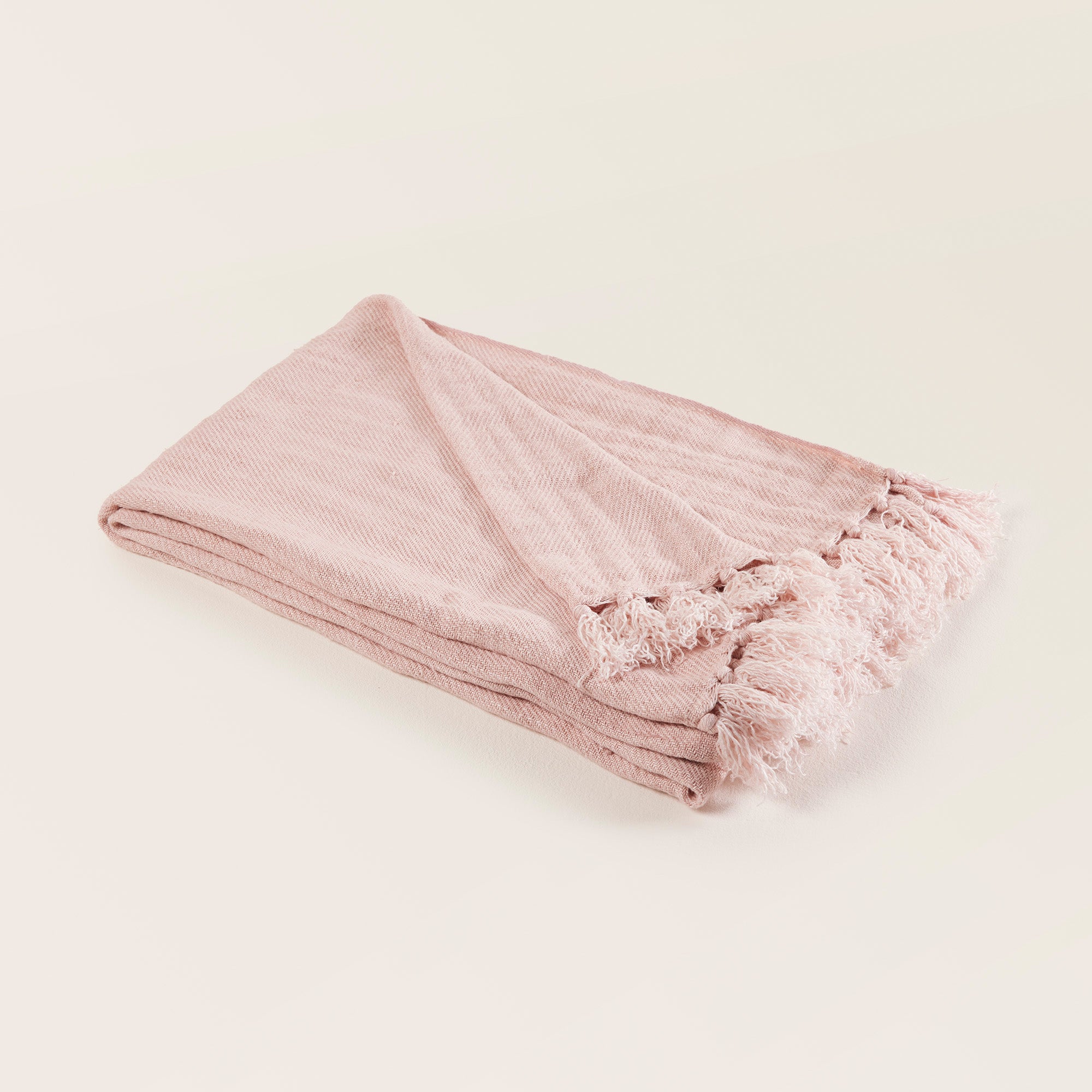 Plaid NOA rose poudré