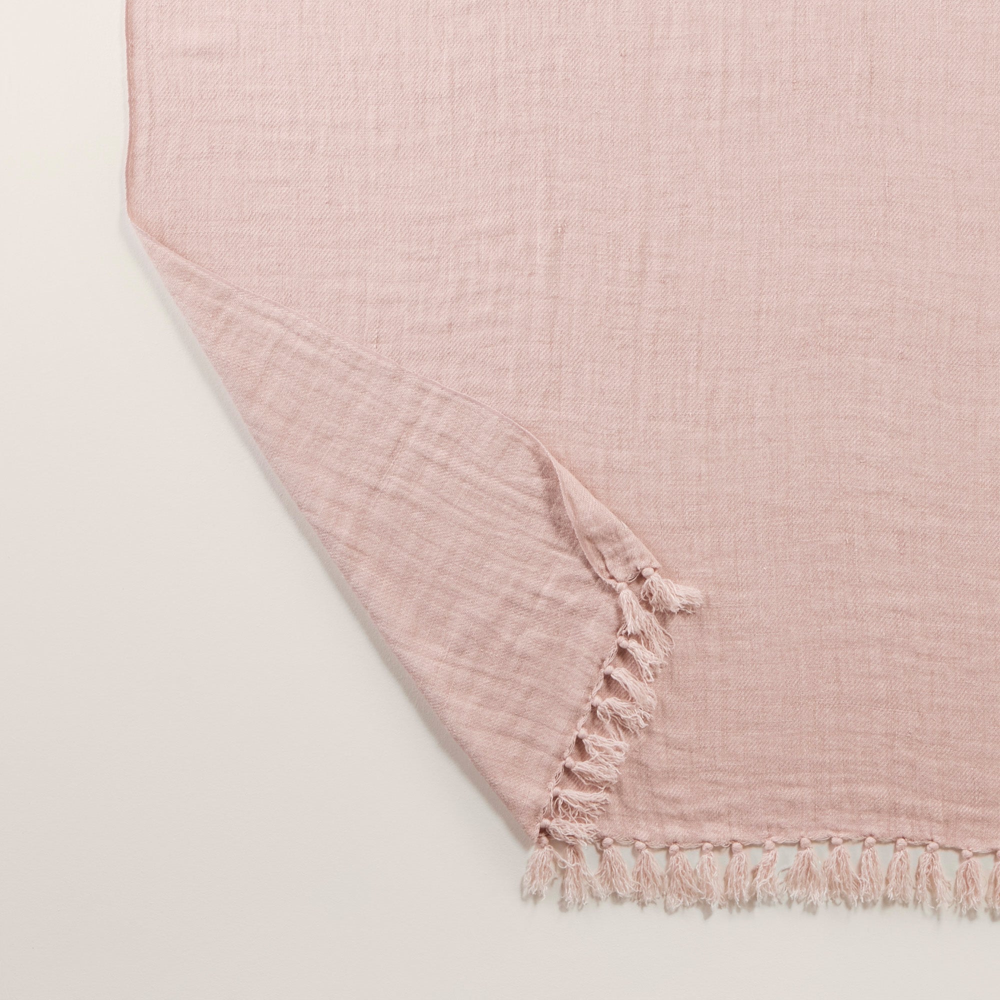 Plaid NOA rose poudré