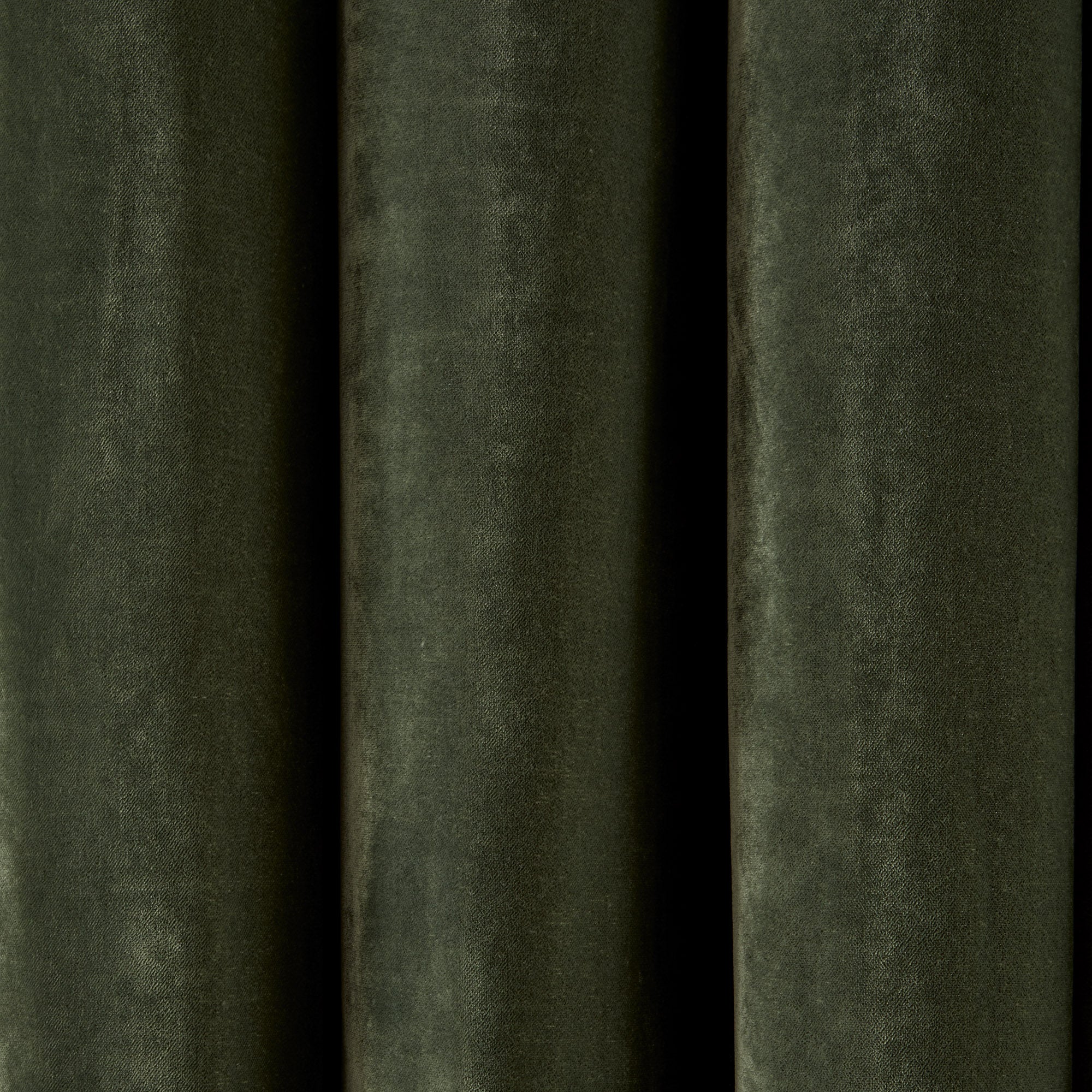 Rideau à oeillets dorés DARIO  kaki grisé