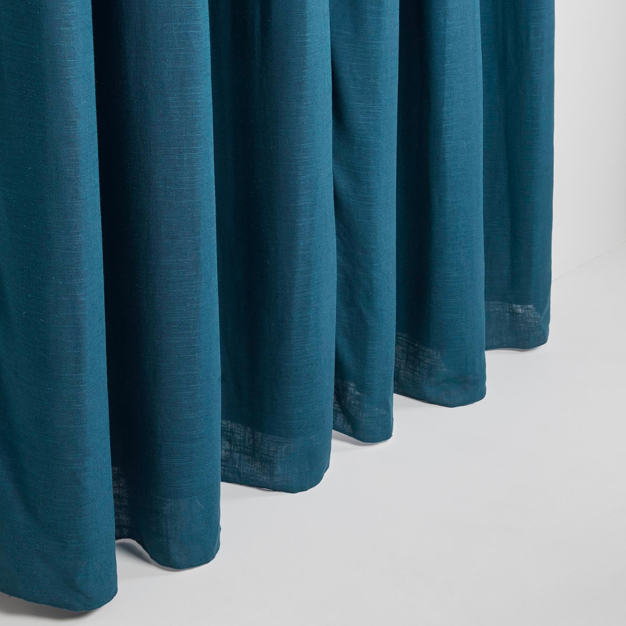 Rideau oeillets doublé occultant BELLAVISTA lagon