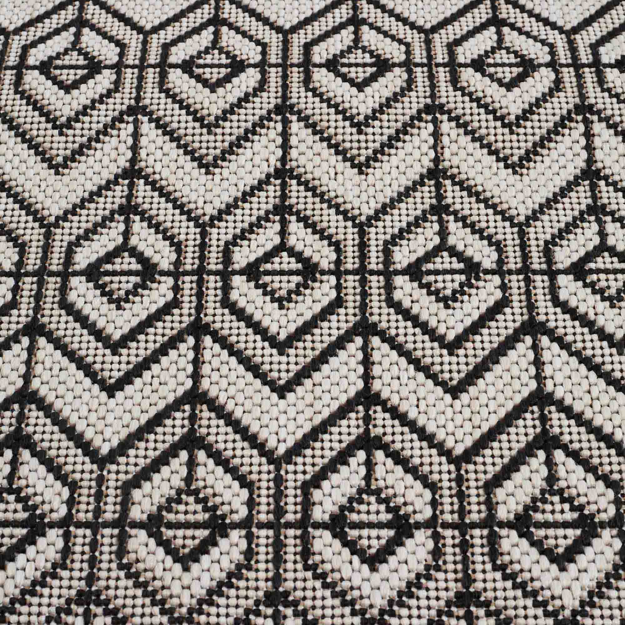 Tapis de sol AVOLA écru et noir