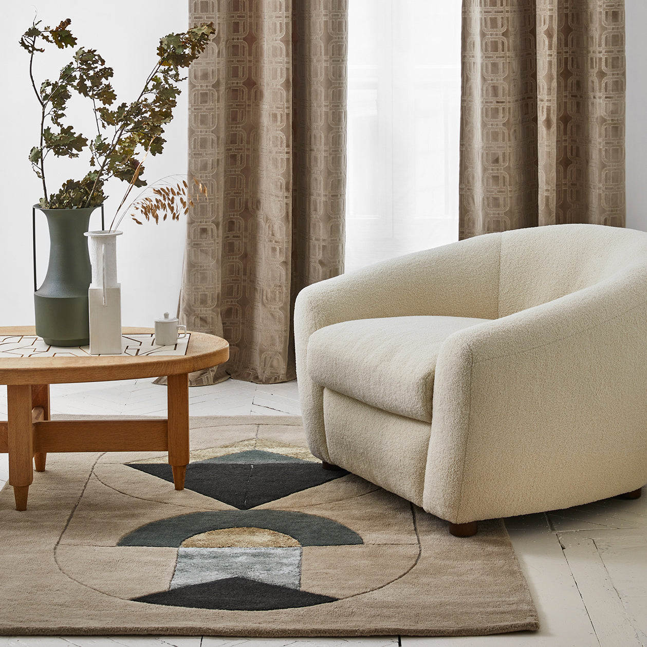 Tapis de sol SUAY cendré