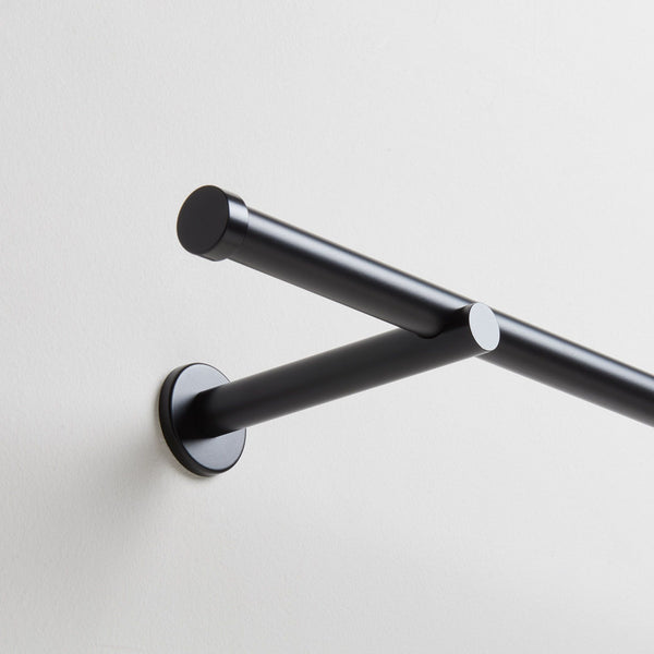 Tringle Rideau Noir Lot De 2 Embouts De Tringle à Rideaux EMagTech